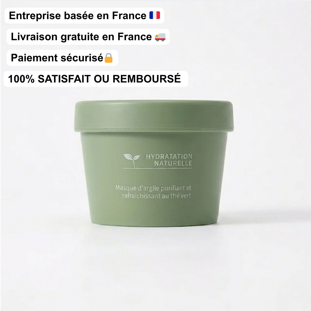 Masque purifiant au thé vert et à l'argile blanche